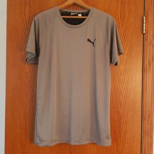 Mens Puma "Keeps You Dry" Gray Shirt Sz L